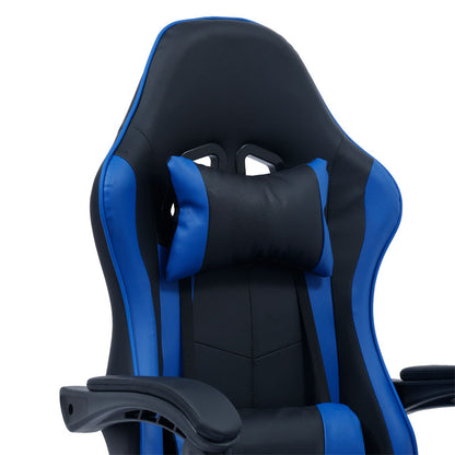 Office Gaming chair William PU black-blue