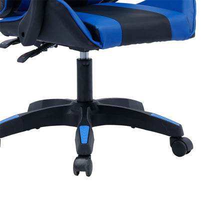 Office Gaming chair William pakoworld PU black-blue