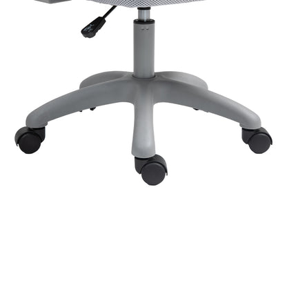 Work chair manager Annalise pakoworld mesh grey 57χ53χ100cm