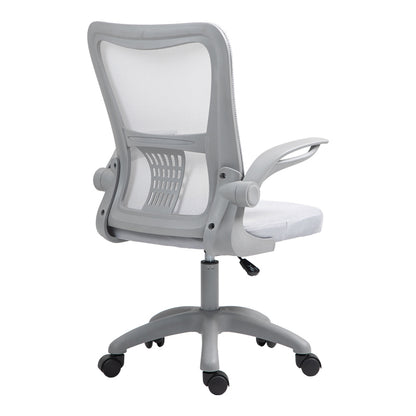 Work chair manager Annalise pakoworld mesh grey 57χ53χ100cm