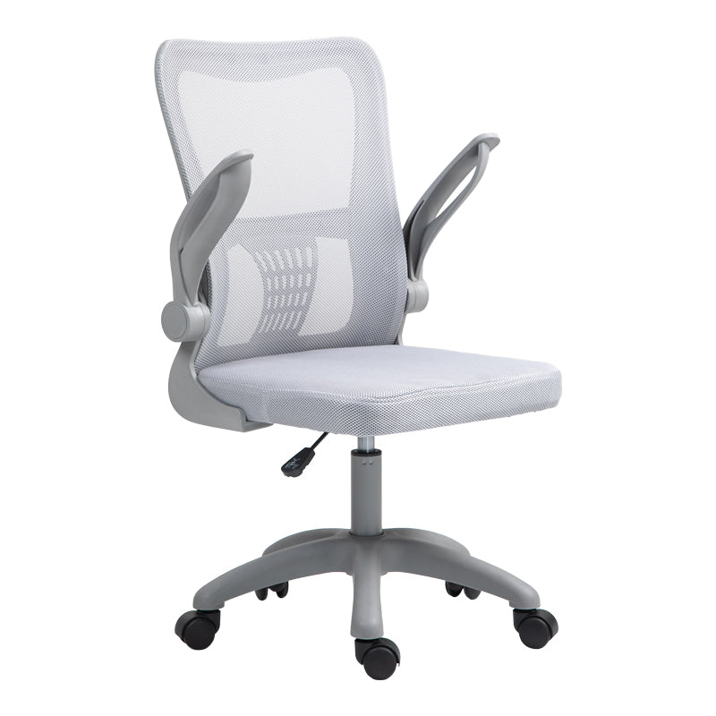 Work chair manager Annalise pakoworld mesh grey 57χ53χ100cm
