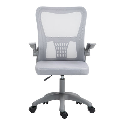 Work chair manager Annalise pakoworld mesh grey 57χ53χ100cm
