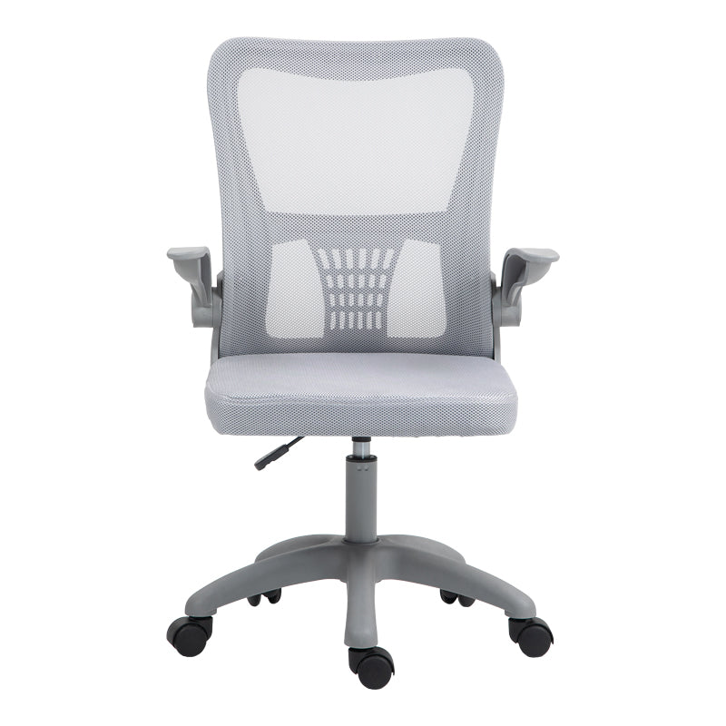 Work chair manager Annalise pakoworld mesh grey 57χ53χ100cm