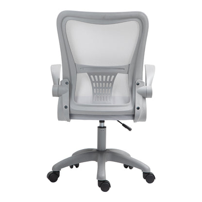 Work chair manager Annalise pakoworld mesh grey 57χ53χ100cm