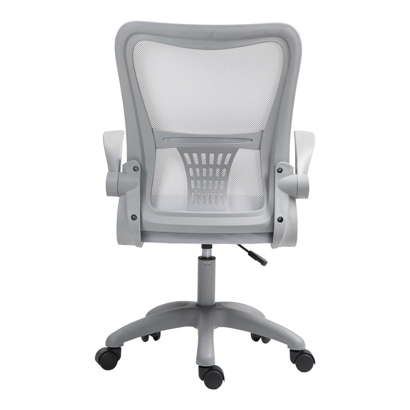 Work chair manager Annalise pakoworld mesh grey 57χ53χ100cm