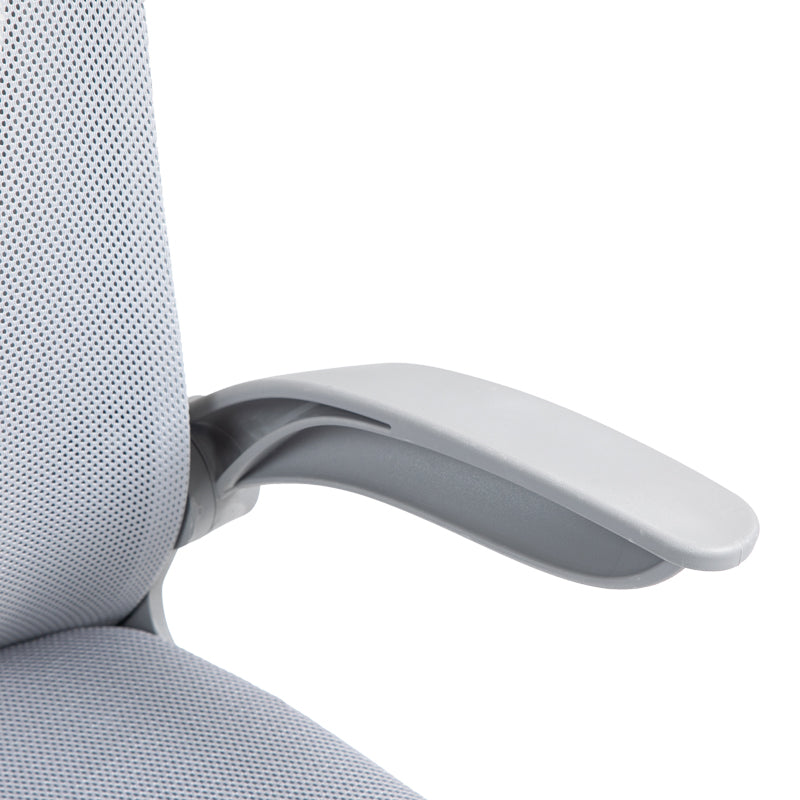 Work chair manager Annalise pakoworld mesh grey 57χ53χ100cm