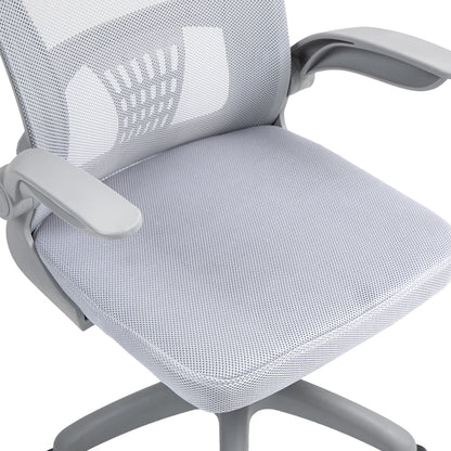 Work chair manager Annalise pakoworld mesh grey 57χ53χ100cm