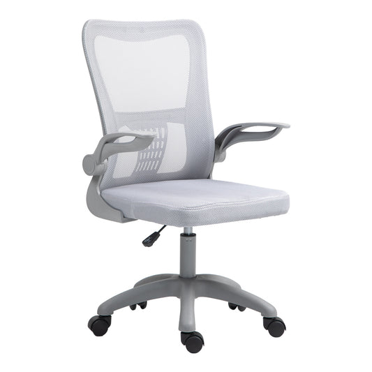 Work chair manager Annalise pakoworld mesh grey 57χ53χ100cm