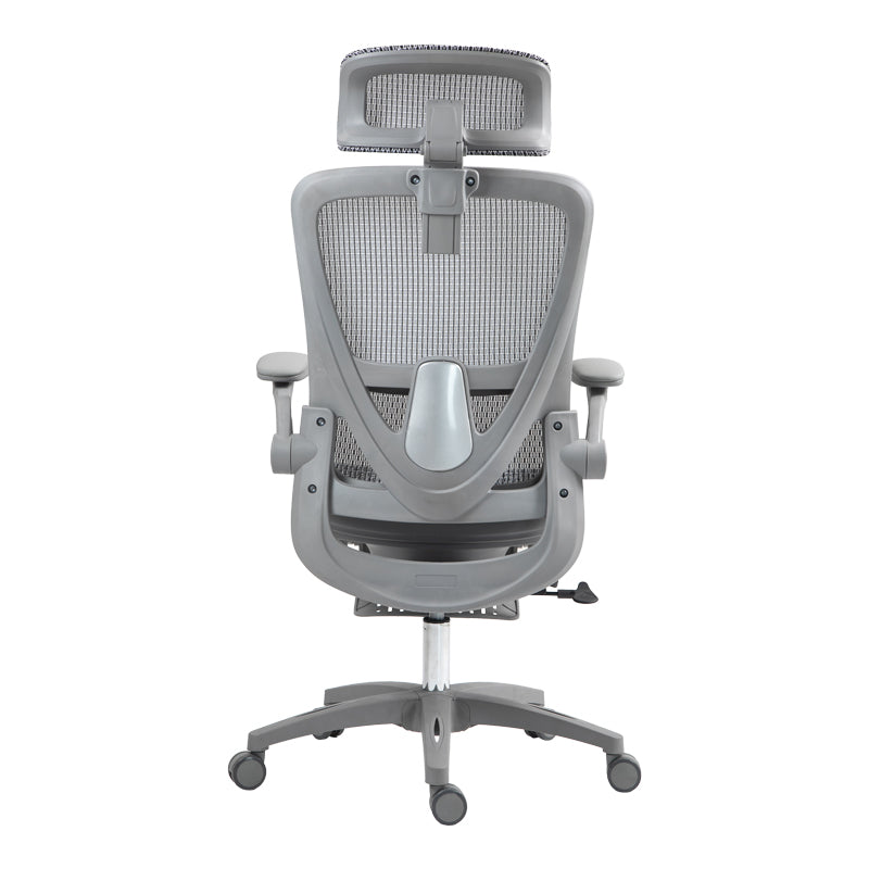 Work chair manager Zenyk pakoworld mesh in black and white color 63x70x126cm