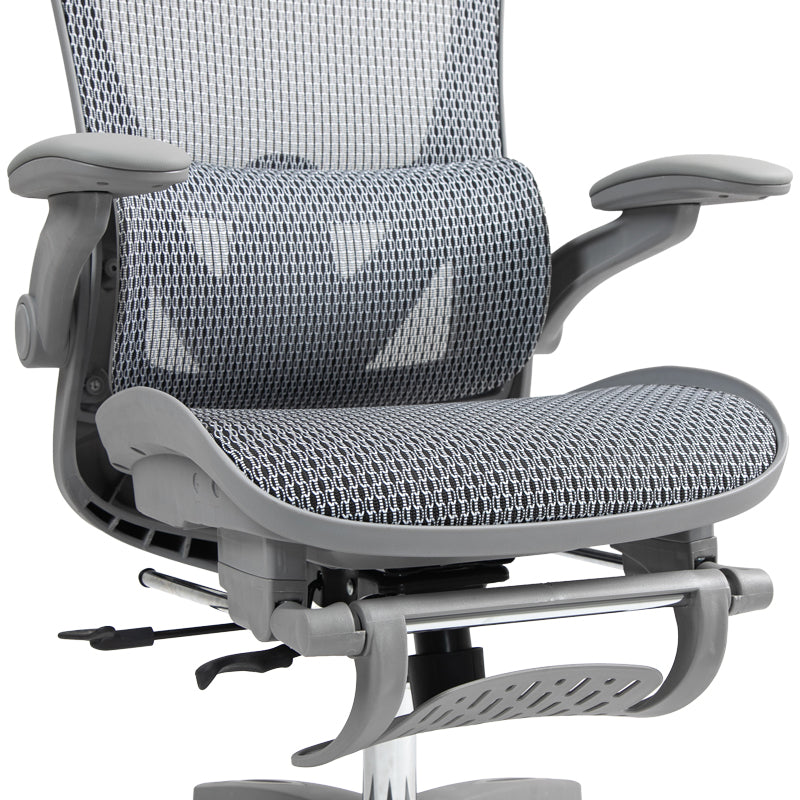 Work chair manager Zenyk pakoworld mesh in black and white color 63x70x126cm