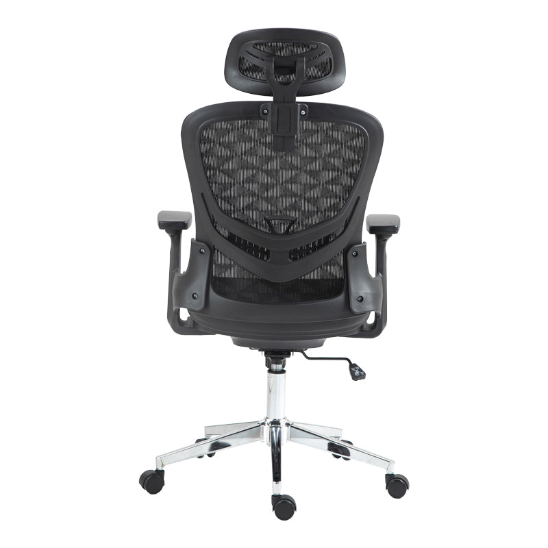 Work chair manager Mergi pakoworld black mesh 62x63x120cm