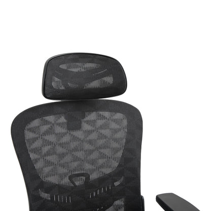 Work chair manager Mergi pakoworld black mesh 62x63x120cm
