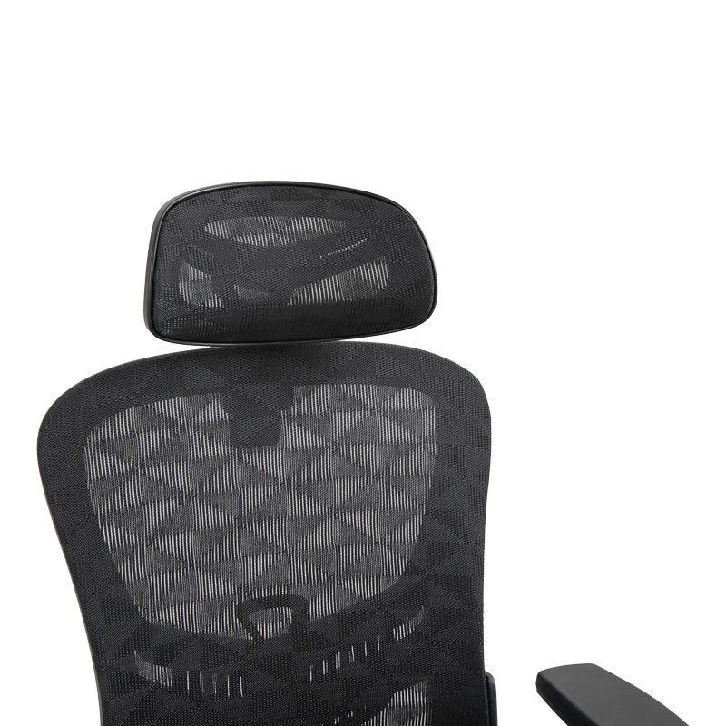 Work chair manager Mergi pakoworld black mesh 62x63x120cm