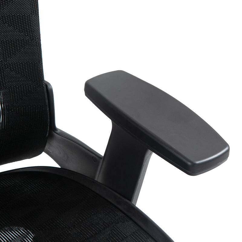 Work chair manager Mergi pakoworld black mesh 62x63x120cm