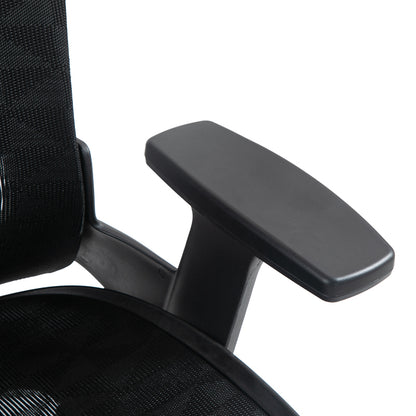 Work chair manager Mergi pakoworld black mesh 62x63x120cm