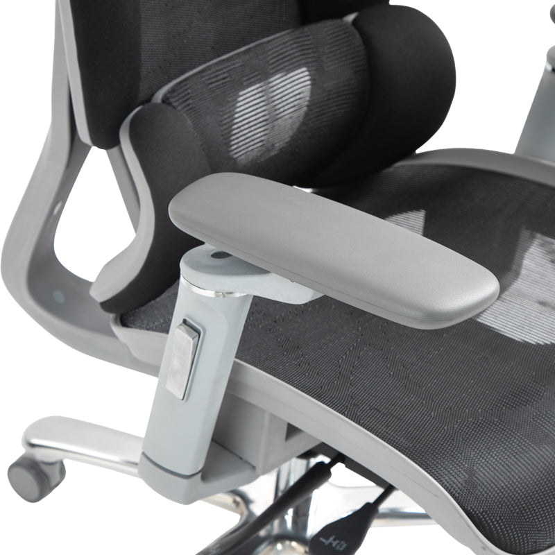 Work chair manager Chocky pakoworld black mesh 68x69x120cm