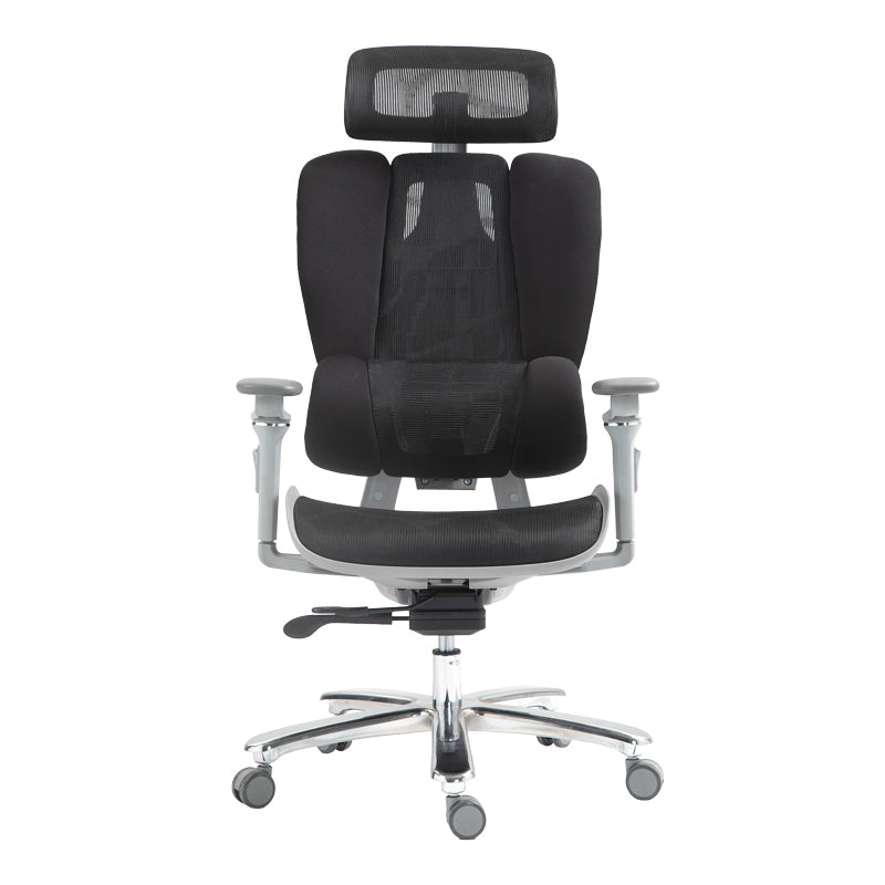 Work chair manager Chocky pakoworld black mesh 68x69x120cm