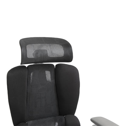 Work chair manager Chocky pakoworld black mesh 68x69x120cm