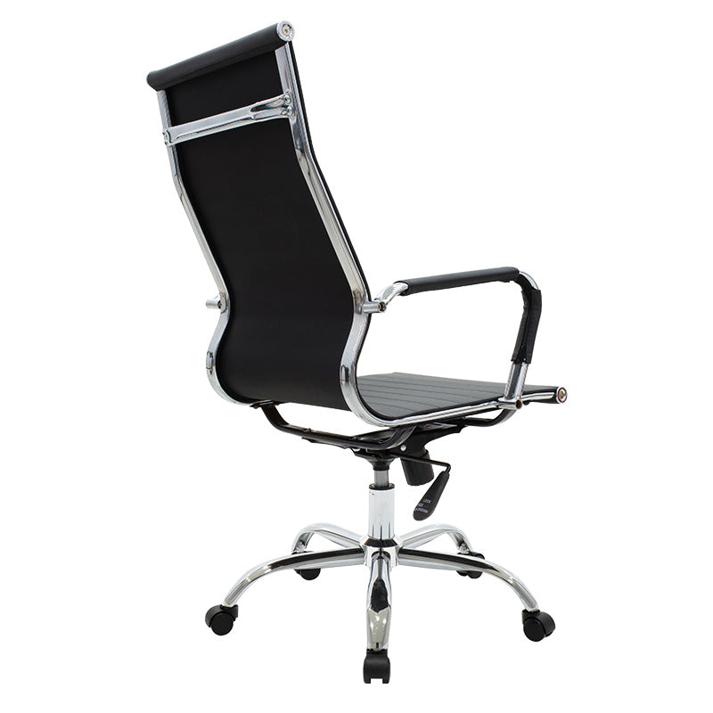 Manager office chair Valter black pu 55.5x58x108cm