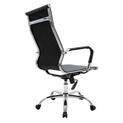 Manager office chair Valter black pu 55.5x58x108cm