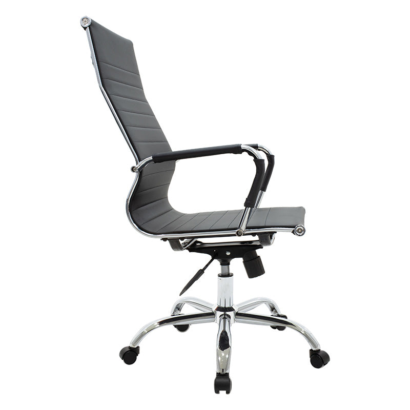 Manager office chair Valter black pu 55.5x58x108cm