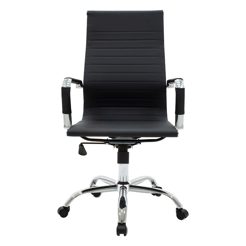 Manager office chair Valter black pu 55.5x58x108cm