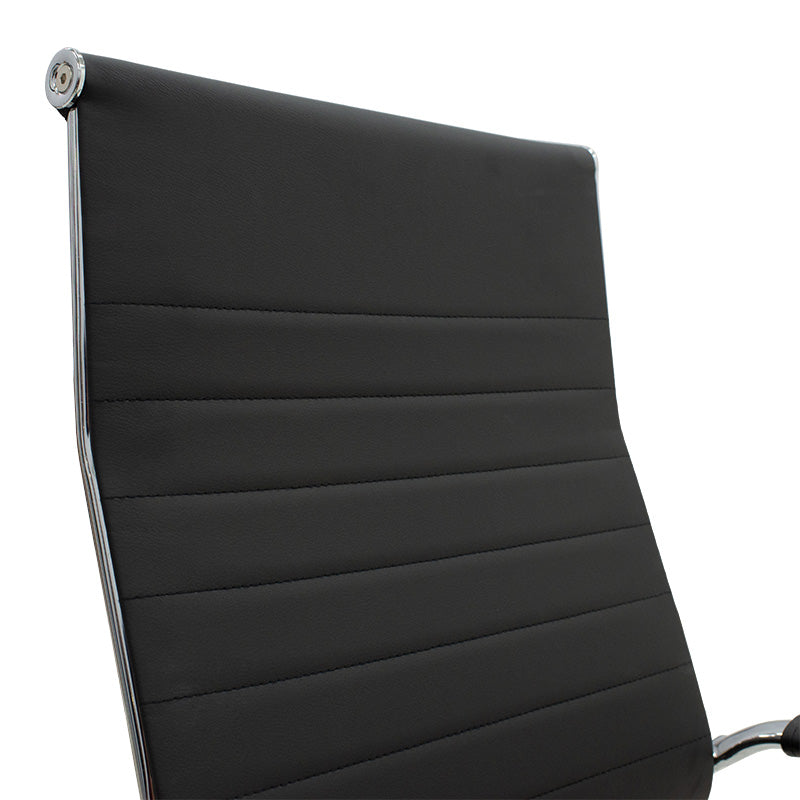 Manager office chair Valter black pu 55.5x58x108cm