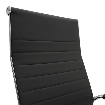 Manager office chair Valter black pu 55.5x58x108cm