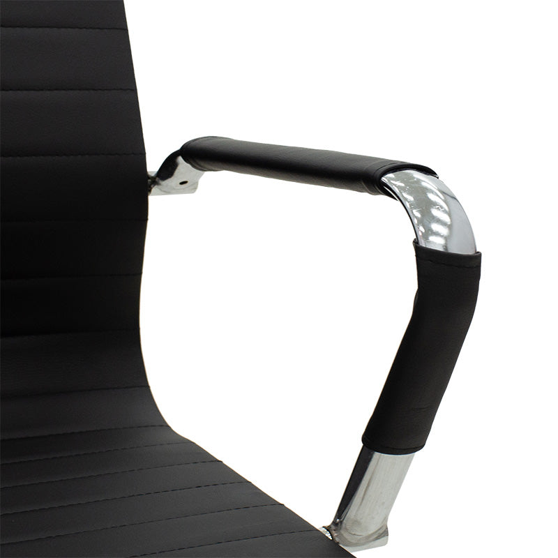 Manager office chair Valter black pu 55.5x58x108cm