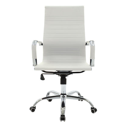 Manager office chair Valter pakoworld white pu 55.5x58x108cm