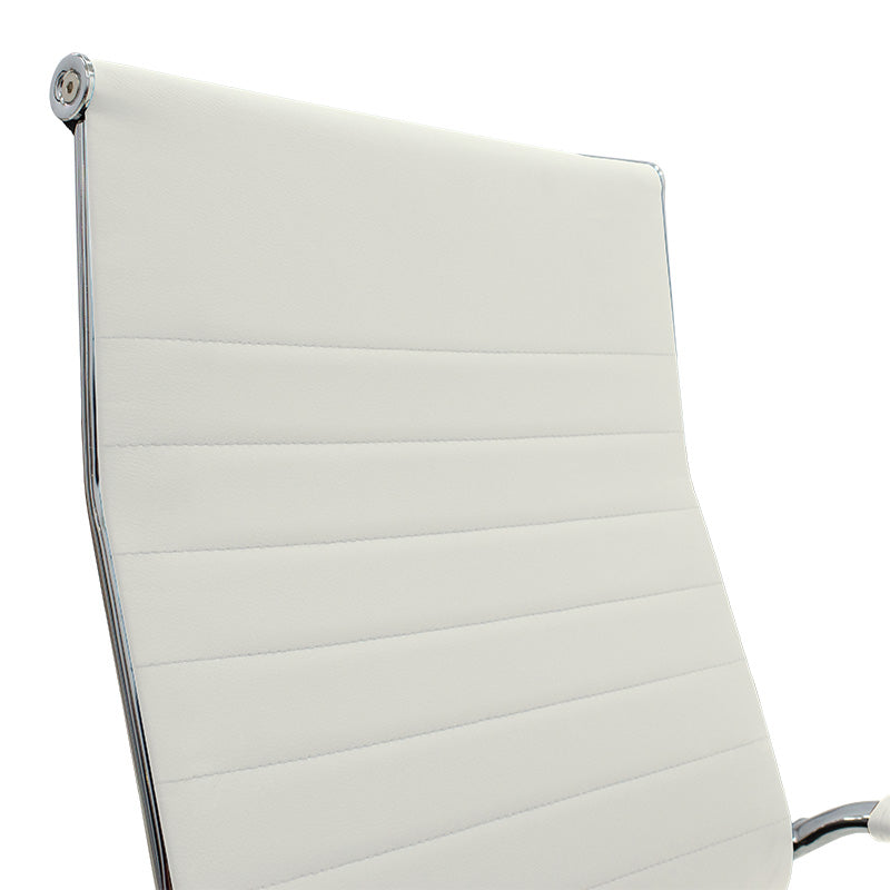 Manager office chair Valter white pu 55.5x58x108cm