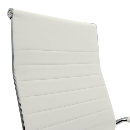 Manager office chair Valter white pu 55.5x58x108cm