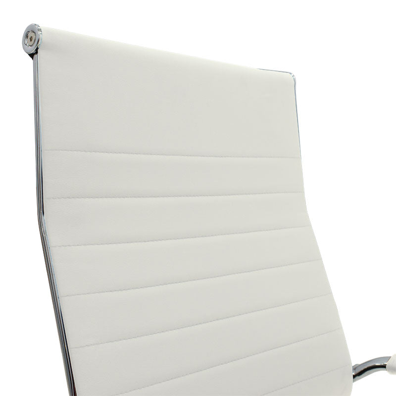 Manager office chair Valter pakoworld white pu 55.5x58x108cm