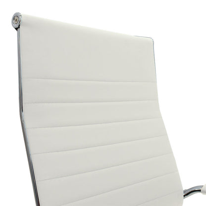 Manager office chair Valter pakoworld white pu 55.5x58x108cm