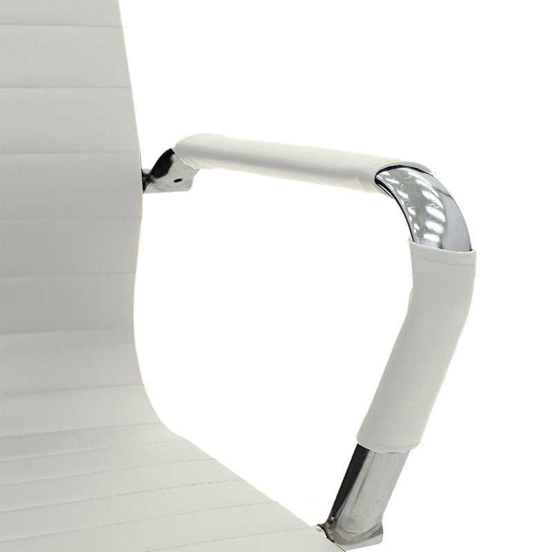 Manager office chair Valter white pu 55.5x58x108cm