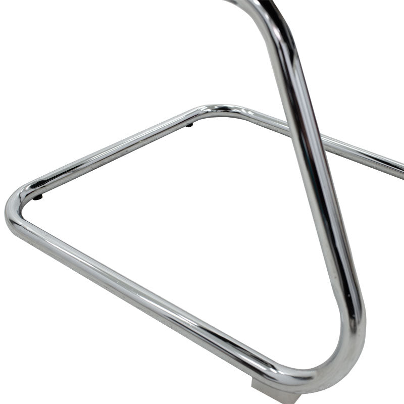 Visitor office chair Valter pakoworld white pu 55.5x48x88cm