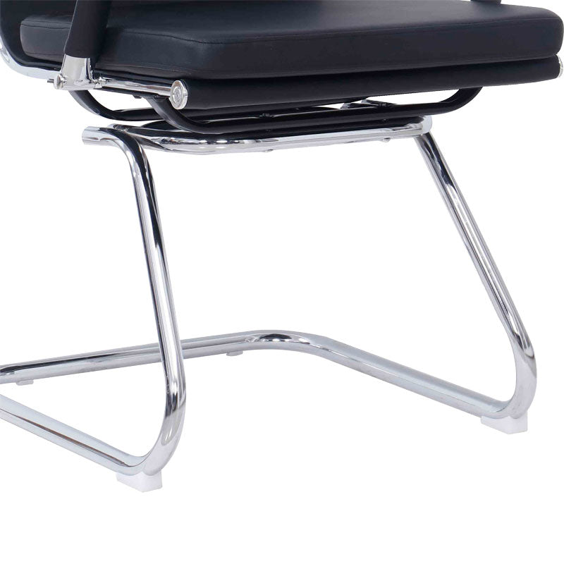 Visitor office chair Tokyo pakoworld black pu 55.5x48x88cm