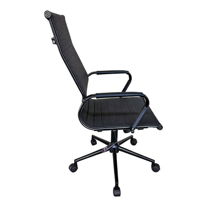 Manager office chair Valter black pu 55.5x58x108cm
