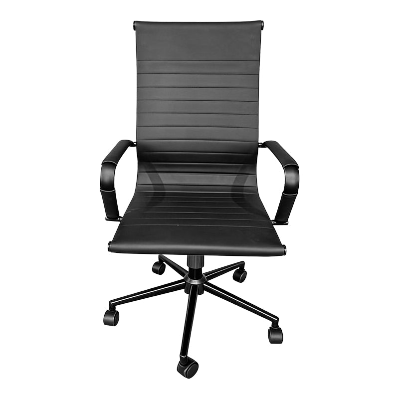 Manager office chair Valter black pu 55.5x58x108cm