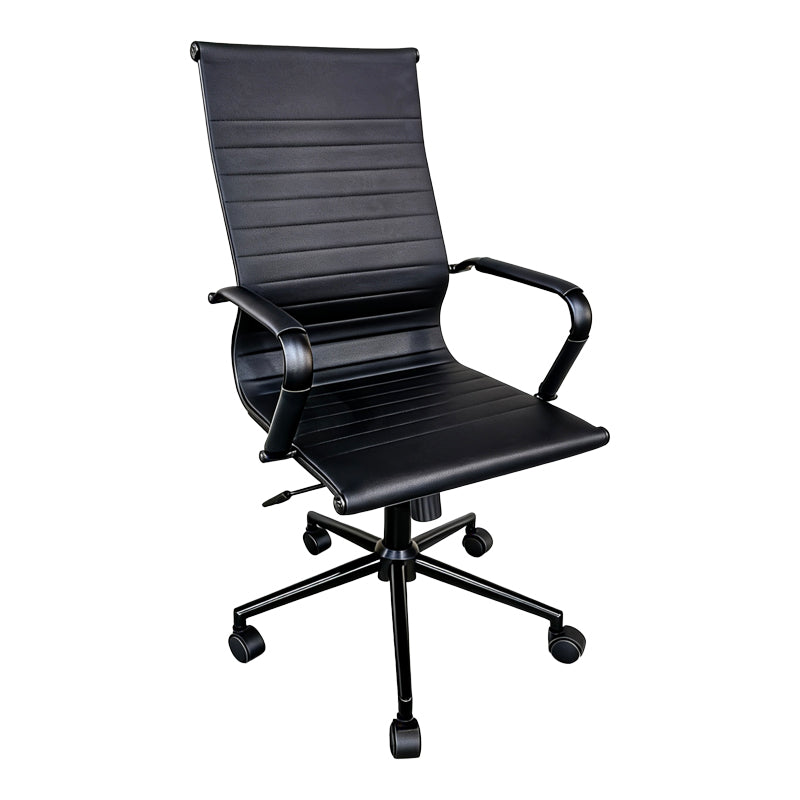 Manager office chair Valter black pu 55.5x58x108cm