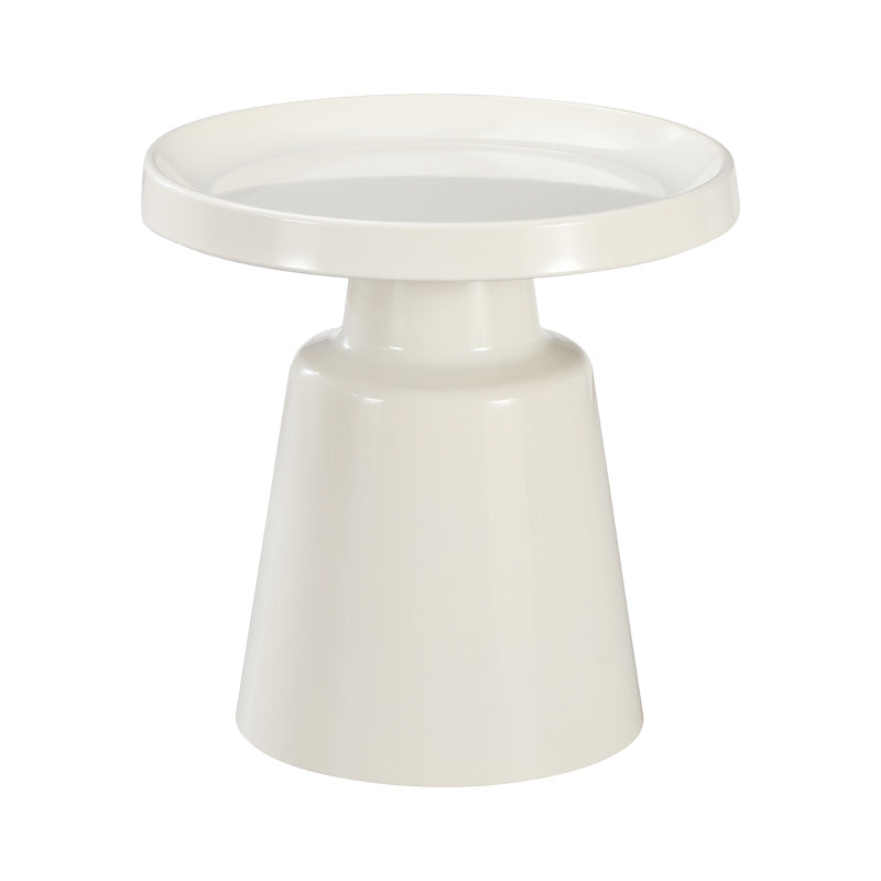Coffee table Ginoze 2 pieces set in white color metal