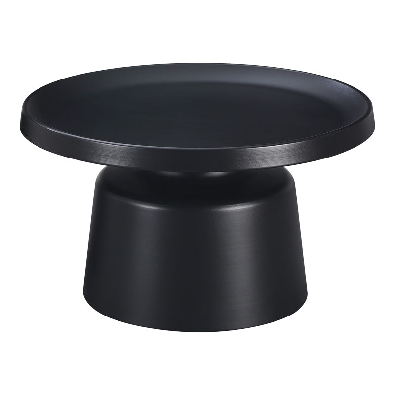 Coffee table Ginoze 2 pieces set in black color metal