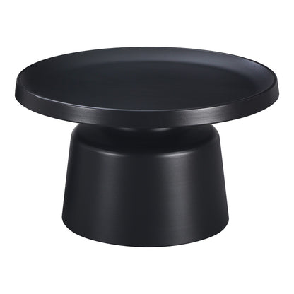 Coffee table Ginoze 2 pieces set in black color metal