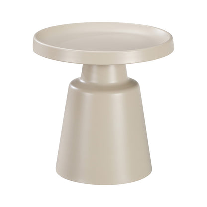 Coffee table Ginoze 2 pieces set in cappuccino color metal