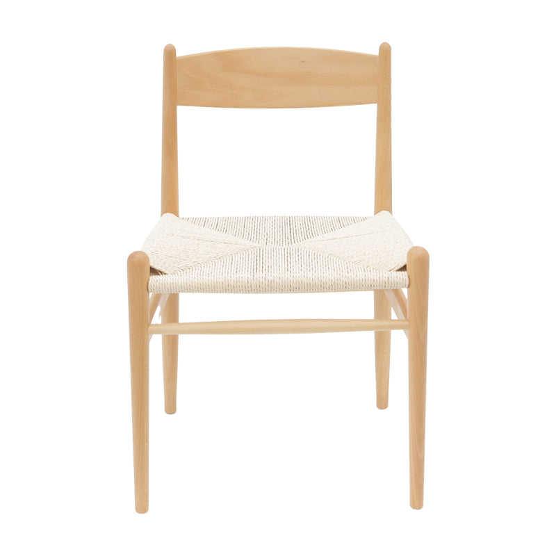 Conan chair pakoworld natural beech wood-seat natural rope 52x46x78cm