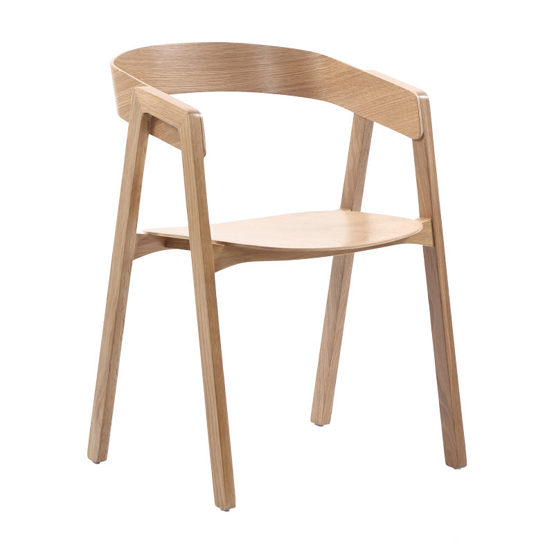 Rayson pakoworld armchair natural oak wood 54x56x78cm