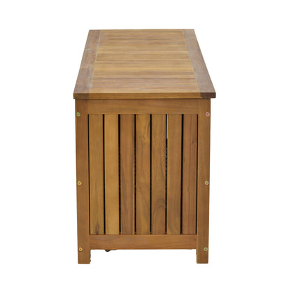 Trunk Zarco pakoworld acacia wood natural 130x45x58cm