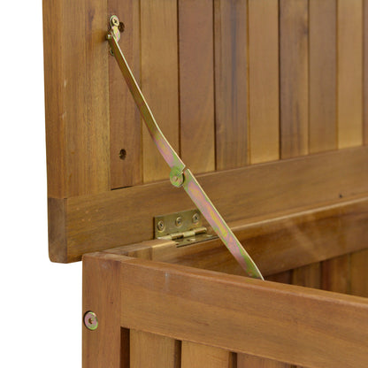 Trunk Zarco pakoworld acacia wood natural 130x45x58cm