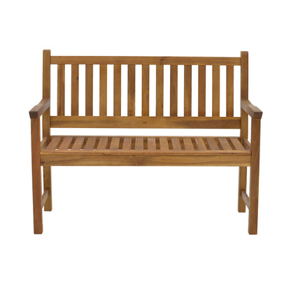 Two-seat bench Trico pakoworld acacia wood natural 120x62x95cm