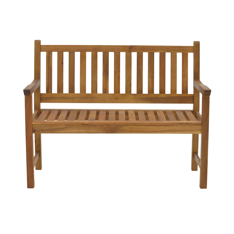 Two-seat bench Trico pakoworld acacia wood natural 120x62x95cm